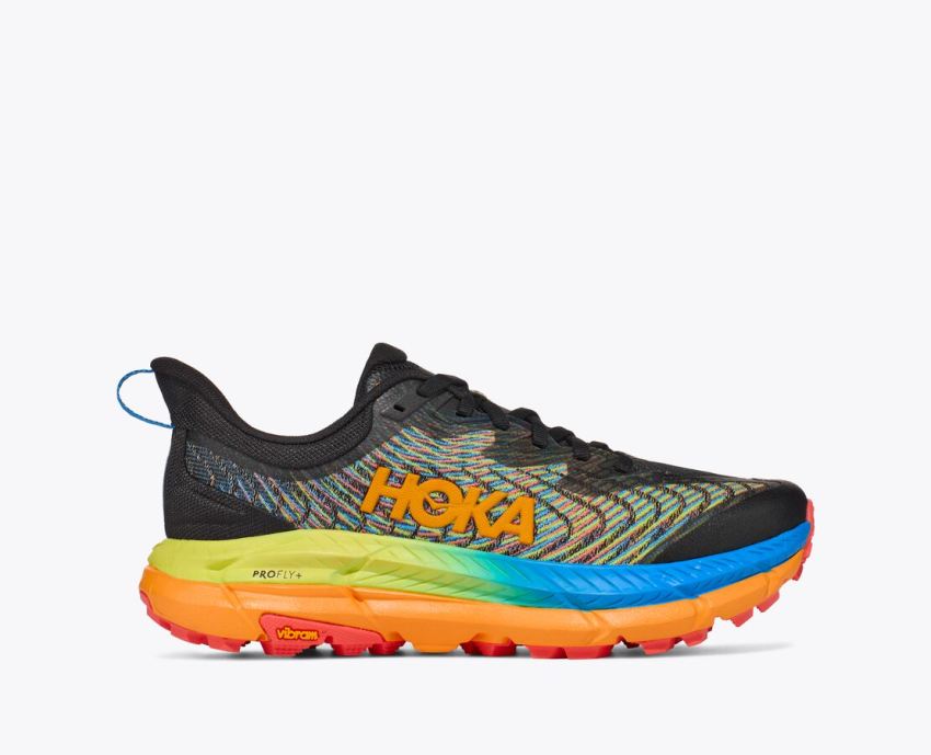 Hokas Shoes | Mafate Speed 4-Black / Multi - Click Image to Close