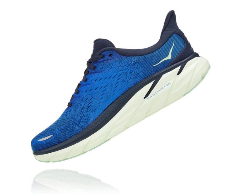 HOKA ONE ONE Clifton 8 for Men Dazzling Blue / Outer Space