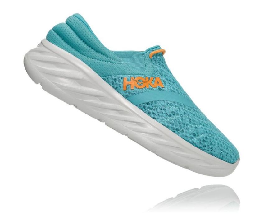 HOKA ONE ONE Ora Recovery Shoe 2 for Men Aquarelle / Blazing Ora