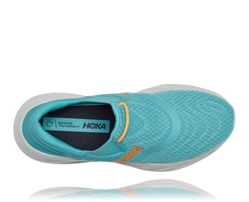 HOKA ONE ONE Ora Recovery Shoe 2 for Men Aquarelle / Blazing Ora