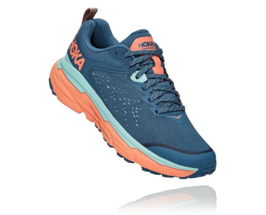 HOKA ONE ONE Challenger ATR 6 for Men Real Teal / Cantaloupe