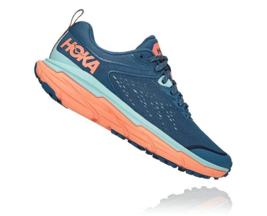 HOKA ONE ONE Challenger ATR 6 for Men Real Teal / Cantaloupe