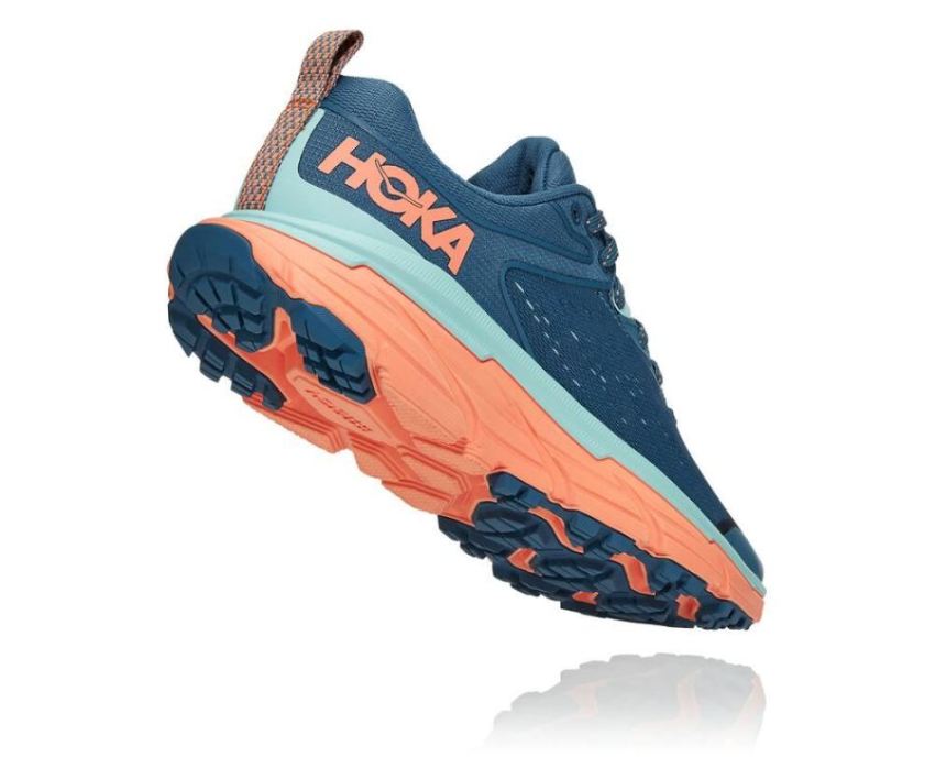 HOKA ONE ONE Challenger ATR 6 for Men Real Teal / Cantaloupe