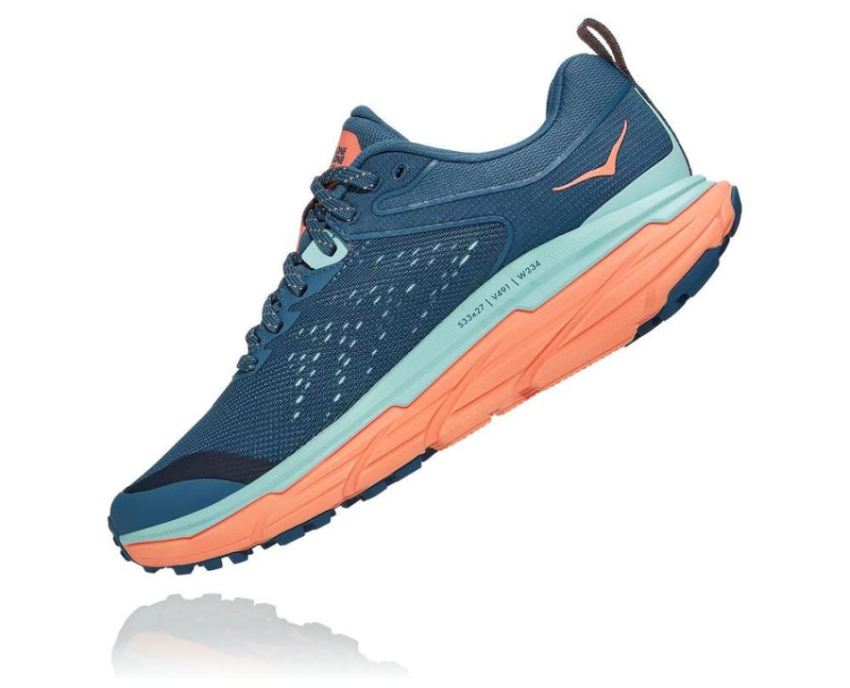 HOKA ONE ONE Challenger ATR 6 for Men Real Teal / Cantaloupe