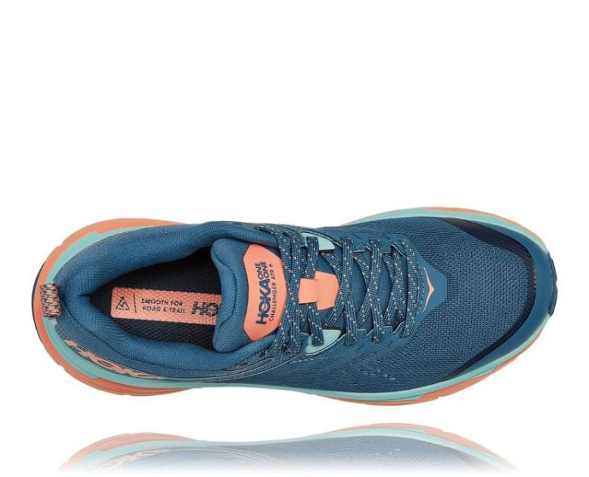 HOKA ONE ONE Challenger ATR 6 for Men Real Teal / Cantaloupe