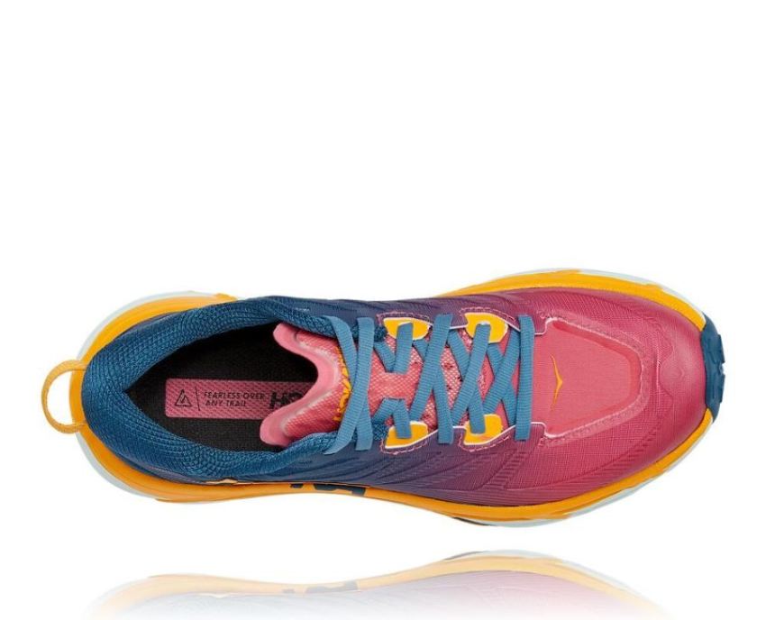 HOKA ONE ONE Mafate Speed 3 for Women Moroccan Blue / Saffron