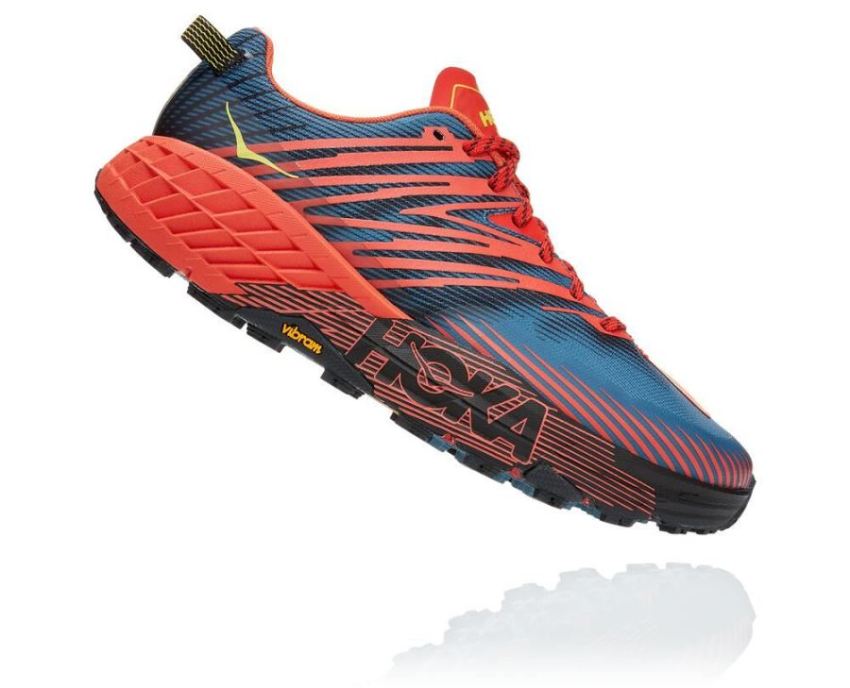 HOKA ONE ONE Speedgoat 4 for Men Fiesta / Provincial Blue