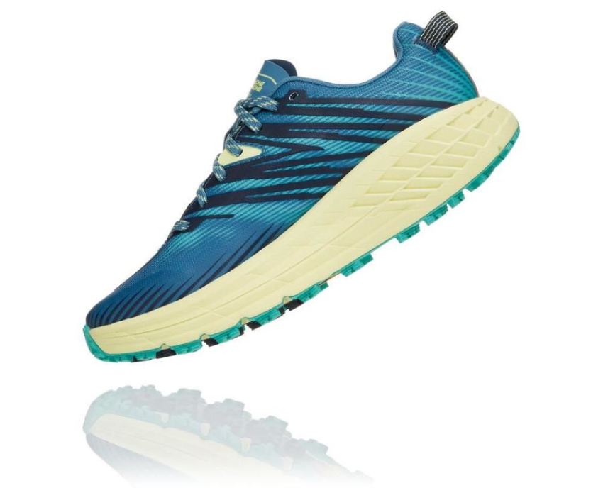 HOKA ONE ONE Speedgoat 4 for Women Provincial Blue / Luminary Gr