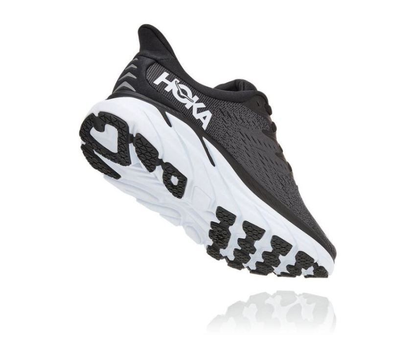 HOKA ONE ONE Clifton 8 for Men Black / White