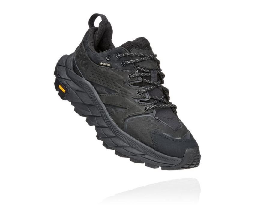 HOKA ONE ONE Anacapa Low GORE-TEX for Men Black / Black - Click Image to Close