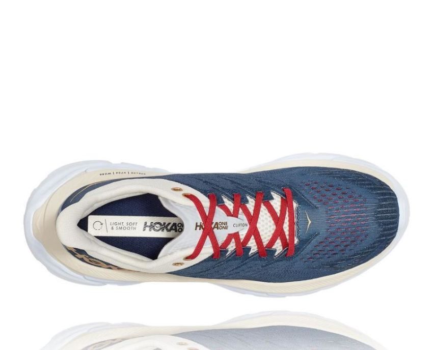 HOKA ONE ONE Clifton Edge for Men Vintage Indigo / Tofu