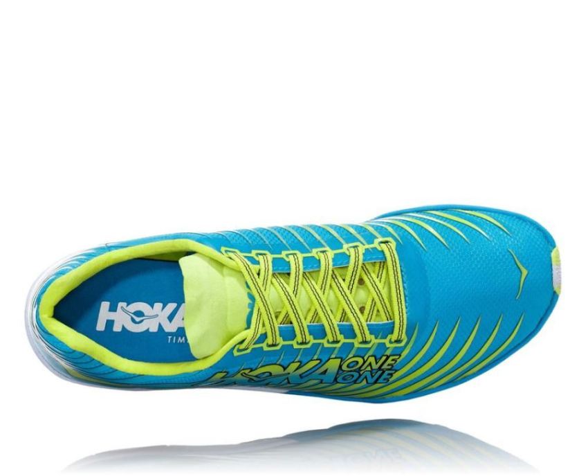 HOKA ONE ONE EVO XC Spikeless for Men Cyan / Citrus