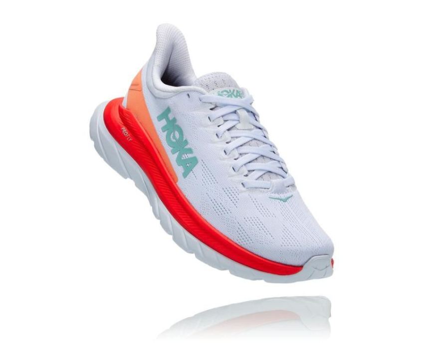 Mach 4 Running Shoe White / Fiesta