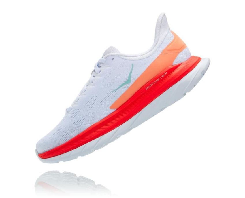 Mach 4 Running Shoe White / Fiesta