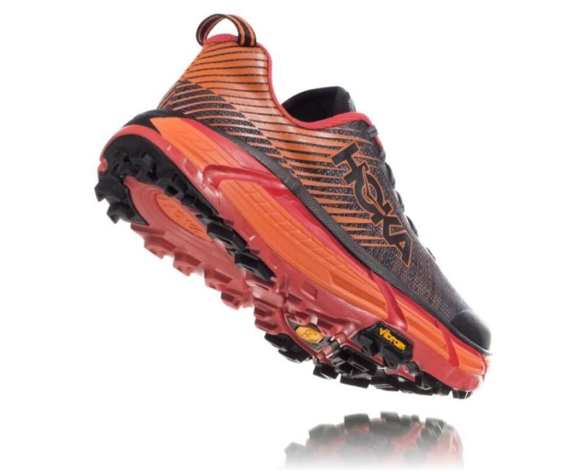 HOKA ONE ONE EVO Mafate 2 for Men Black / Poppy Red