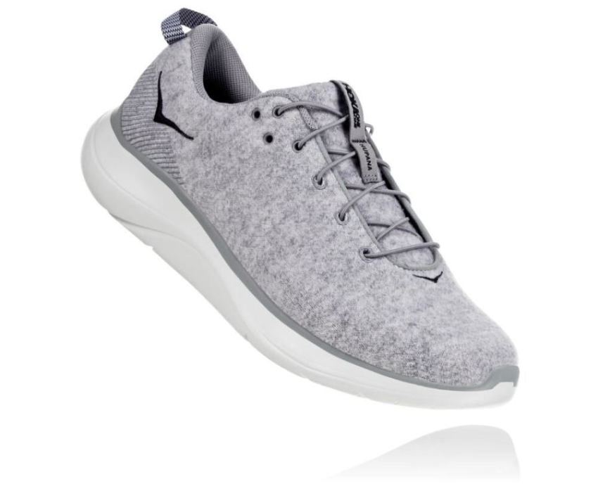 HOKA ONE ONE Hupana Flow Wool for Men Lunar Rock / Drizzle