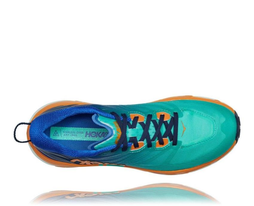 HOKA ONE ONE Mafate Speed 3 for Men Dazzling Blue / Desert Sun