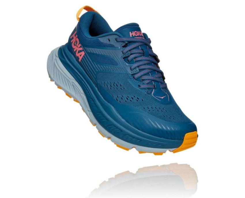 HOKA ONE ONE Stinson Atr 6 for Women Moroccan Blue / Saffron