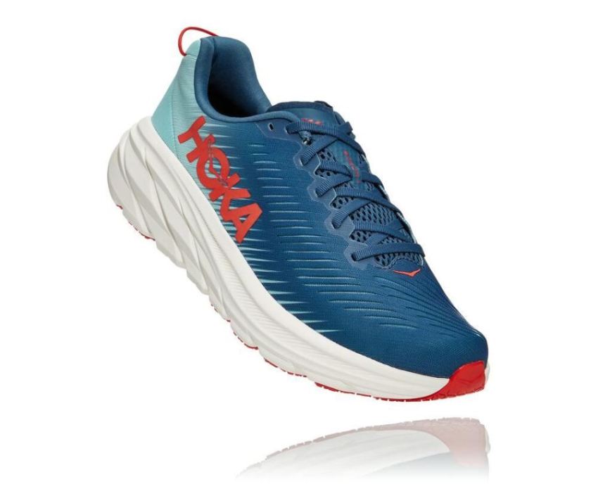 HOKA ONE ONE Rincon 3 for Women Real Teal / Eggshell Blue - Click Image to Close