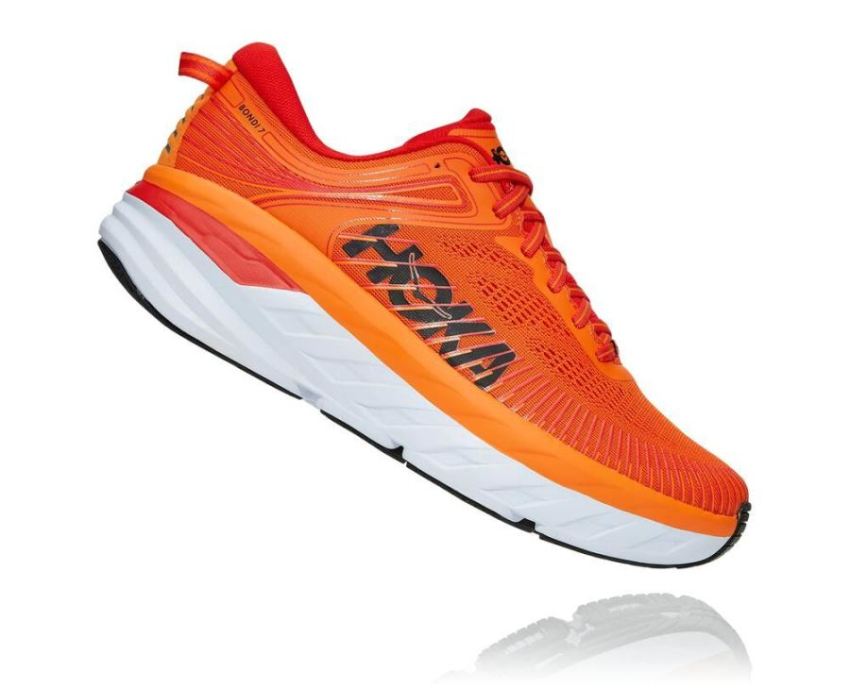 HOKA ONE ONE Bondi 7 for Women Persimmon Orange / Fiesta