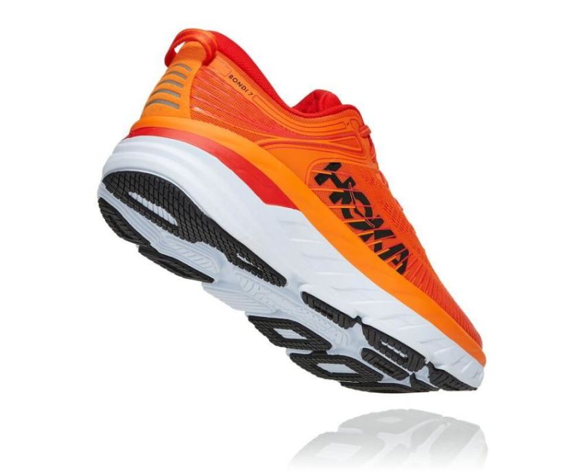 HOKA ONE ONE Bondi 7 for Women Persimmon Orange / Fiesta