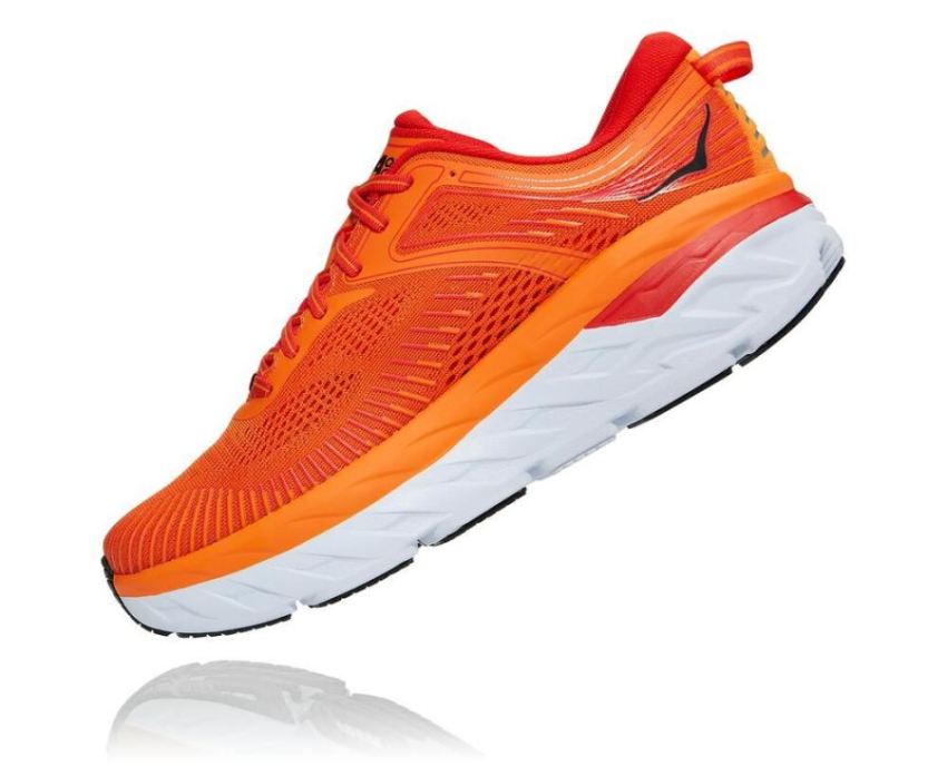 HOKA ONE ONE Bondi 7 for Women Persimmon Orange / Fiesta