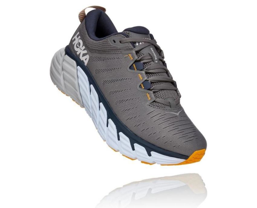 Gaviota 3 Road Running Shoe Charcoal Gray / Ombre Blue - Click Image to Close