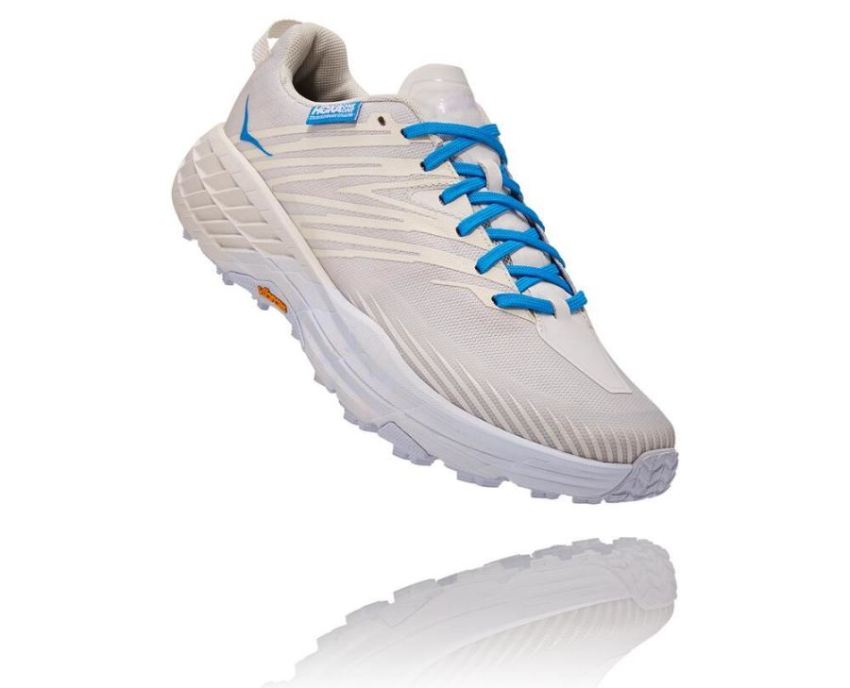 HOKA ONE ONE Hoka X Tint Speedgoat 4 Marshmallow / Cyan Blue - Click Image to Close