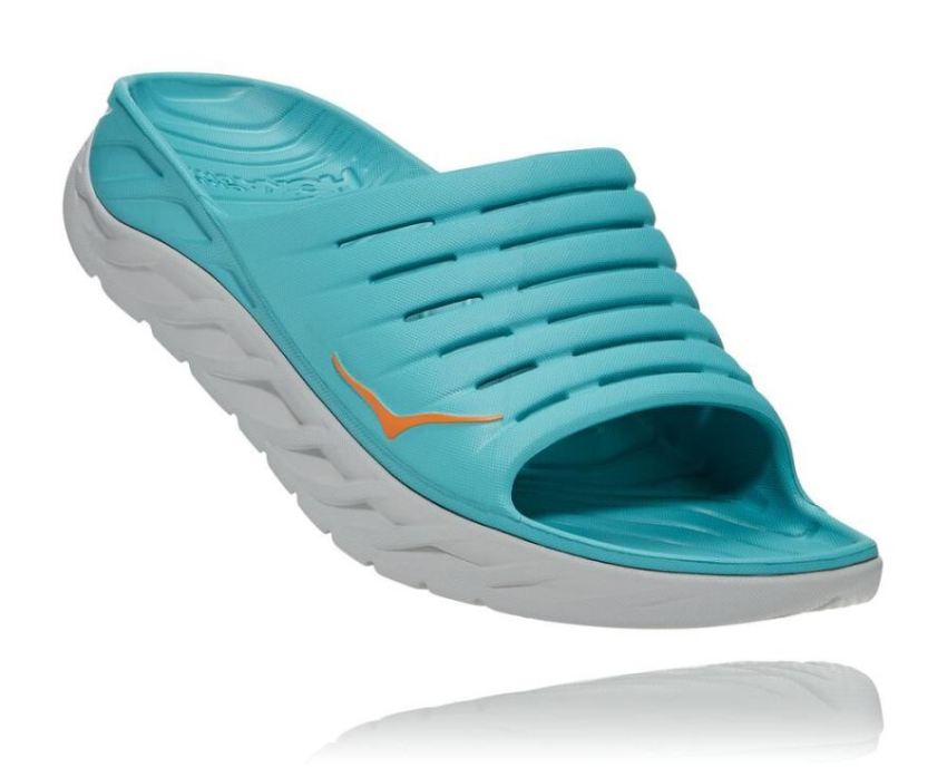 Men's ORA Recovery Slide 2 Aquarelle / Blazing Orange - Click Image to Close