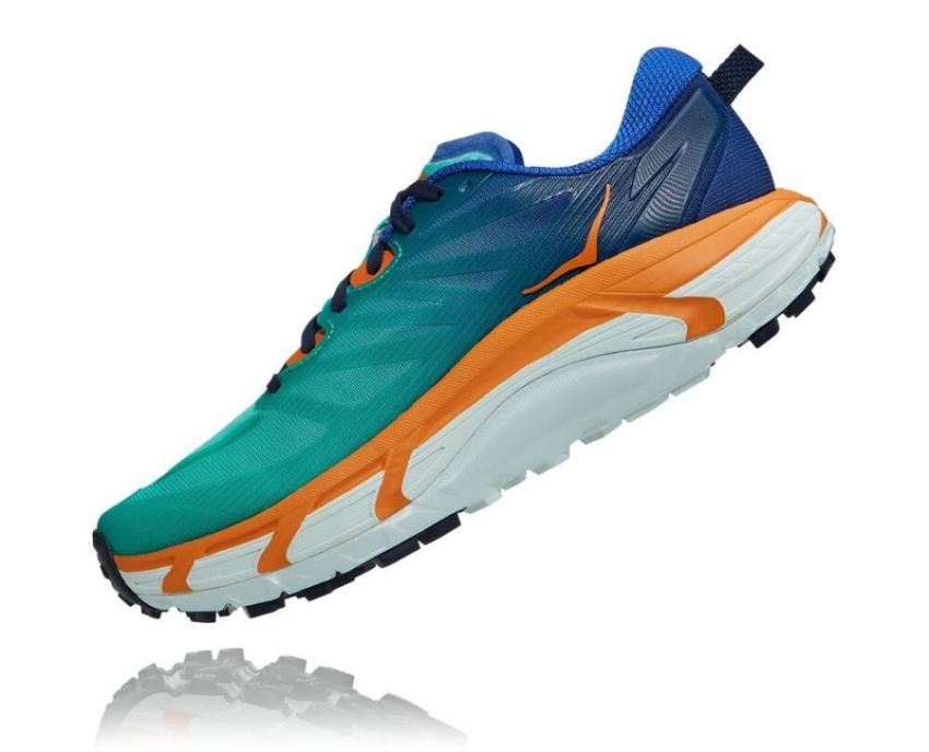 HOKA ONE ONE Mafate Speed 3 for Men Dazzling Blue / Desert Sun