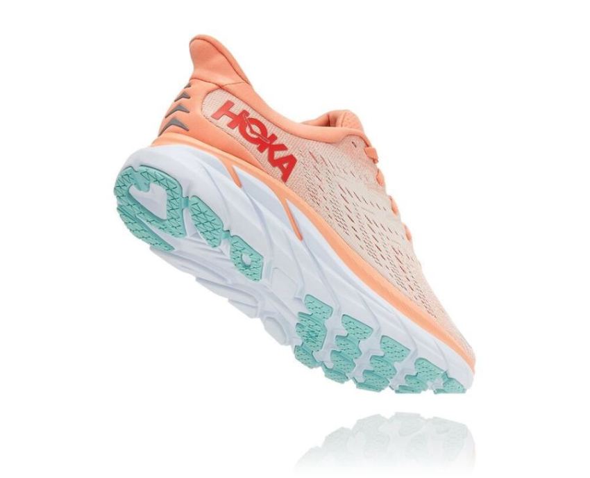 HOKA ONE ONE Clifton 8 for Men Cantaloupe / Silver Peony