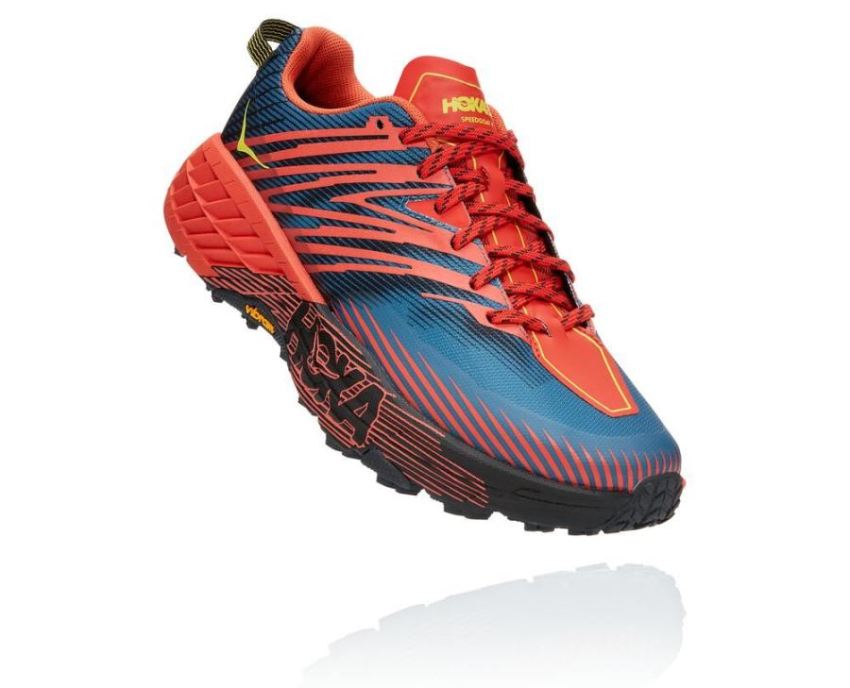 HOKA ONE ONE Speedgoat 4 for Men Fiesta / Provincial Blue