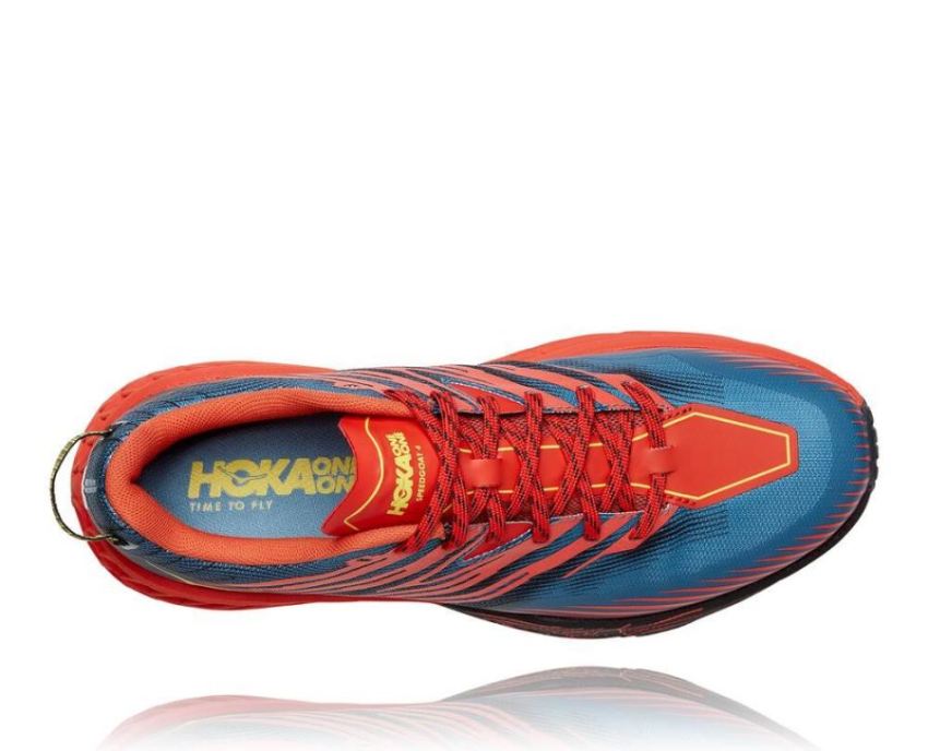 HOKA ONE ONE Speedgoat 4 for Men Fiesta / Provincial Blue