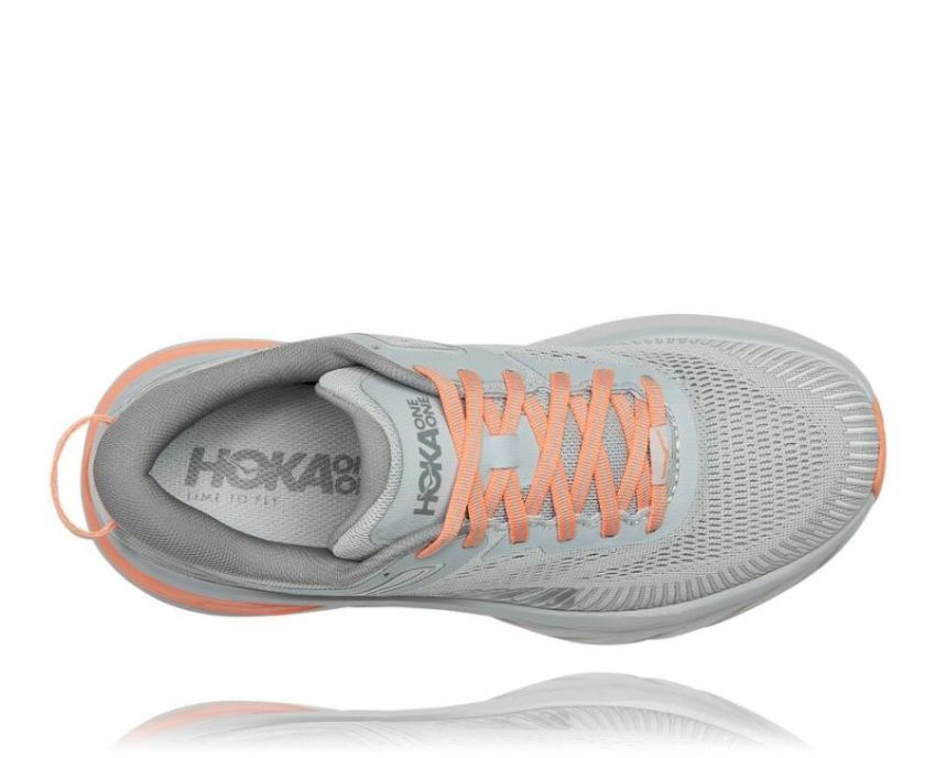 HOKA ONE ONE Bondi 7 for Men Harbor Mist / Sharkskin