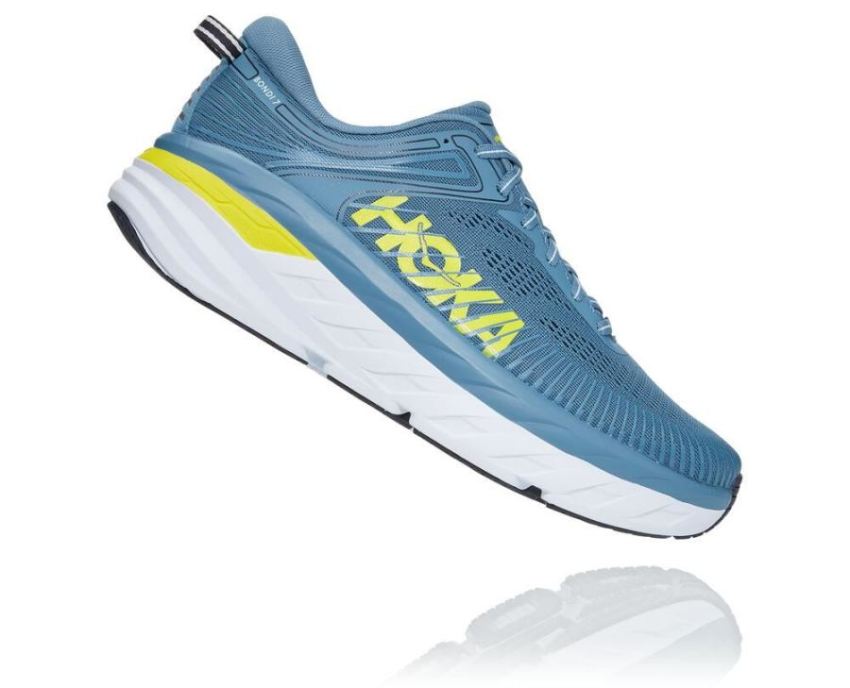 HOKA ONE ONE Bondi 7 for Women Provincial Blue / Citrus