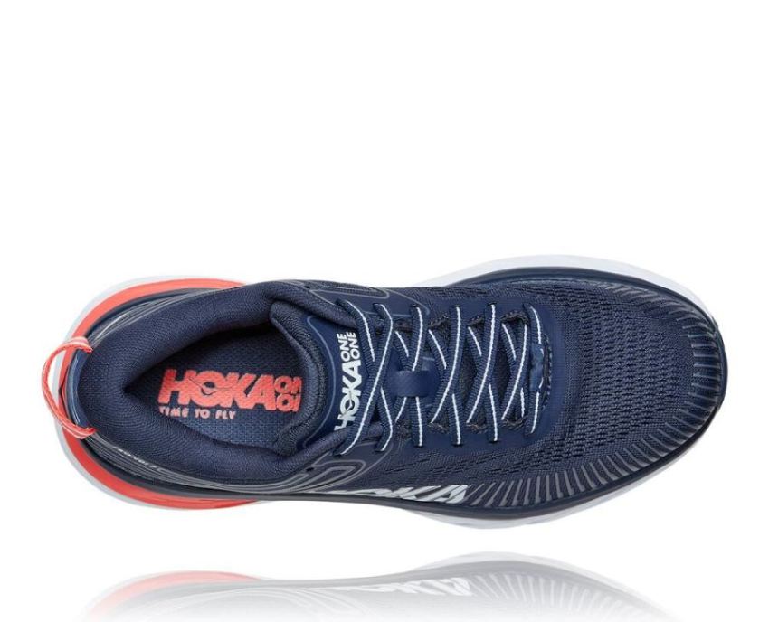 HOKA ONE ONE Bondi 7 for Women Black Iris / Ballad Blue