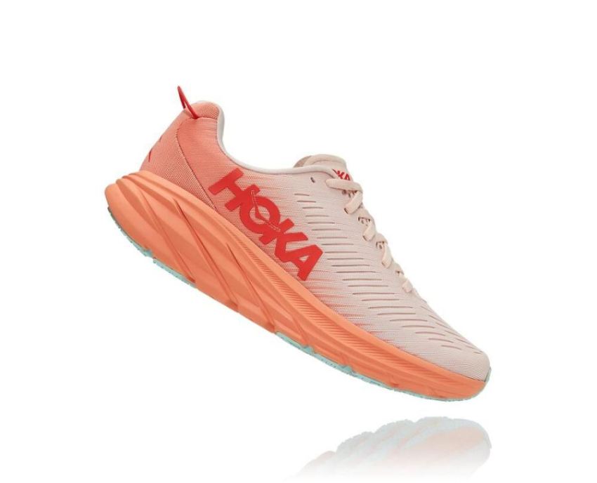 HOKA ONE ONE Rincon 3 for Women Silver Peony / Cantaloupe