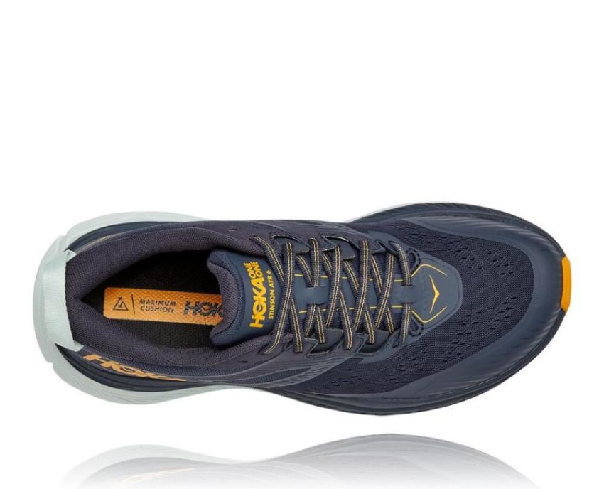 HOKA ONE ONE Stinson Atr 6 for Men Ombre Blue / Saffron