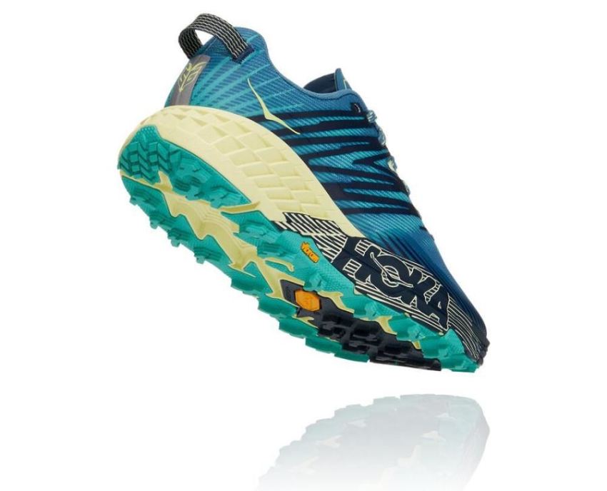 HOKA ONE ONE Speedgoat 4 for Women Provincial Blue / Luminary Gr