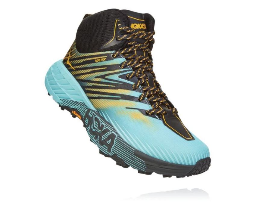 HOKA ONE ONE Speedgoat Mid GORE-TEX 2 for Women Antigua Sand / G - Click Image to Close