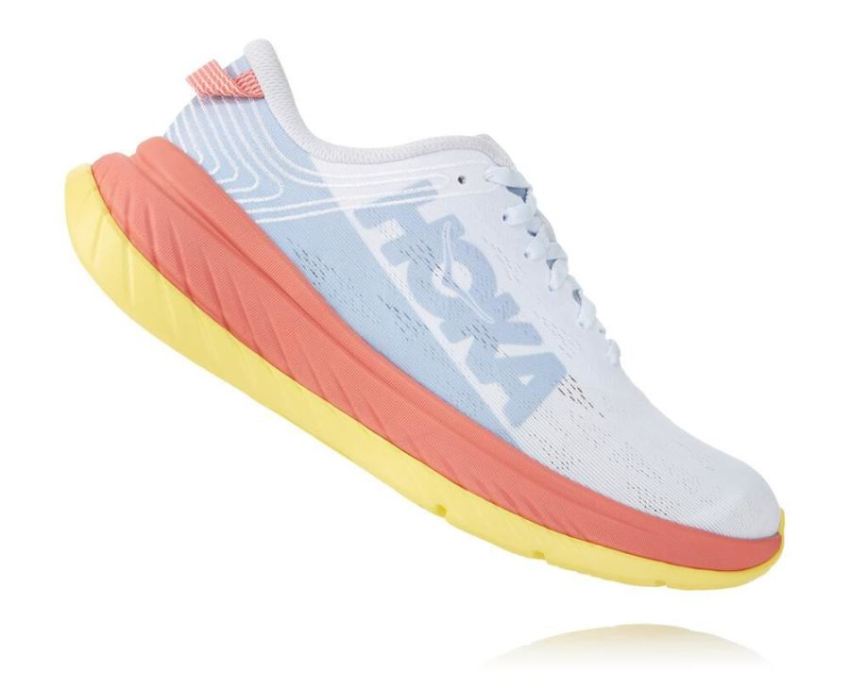 HOKA ONE ONE Carbon X for Women Nimbus Cloud / Lantana