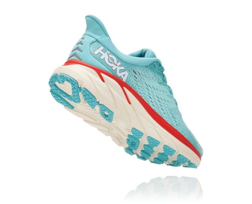 HOKA ONE ONE Clifton 8 for Women Aquarelle / Eggshell Blue