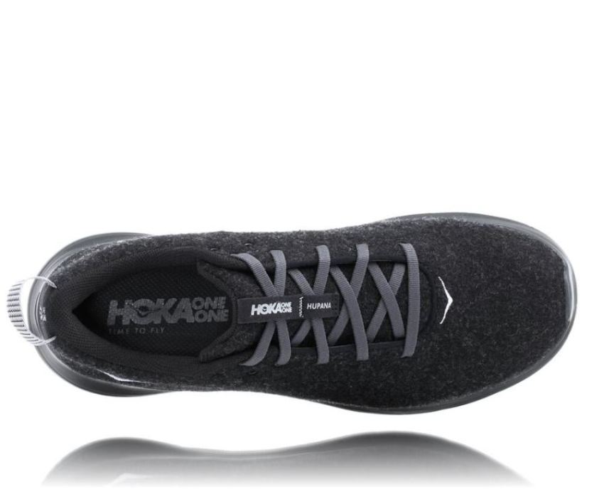 HOKA ONE ONE Hupana Flow Wool for Men Black / Dark Shadow