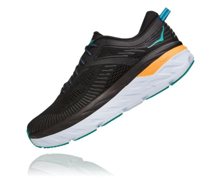 HOKA ONE ONE Bondi 7 for Men Black / Atlantis