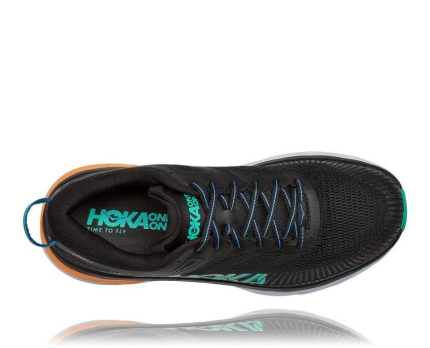 HOKA ONE ONE Bondi 7 for Men Black / Atlantis