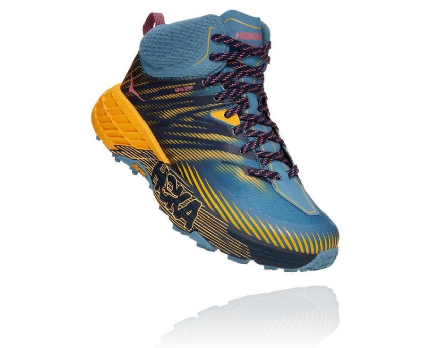 HOKA ONE ONE Speedgoat Mid GORE-TEX 2 for Women Provincial Blue - Click Image to Close