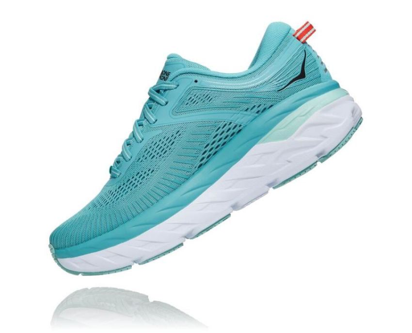 HOKA ONE ONE Bondi 7 for Men Aquarelle / Eggshell Blue