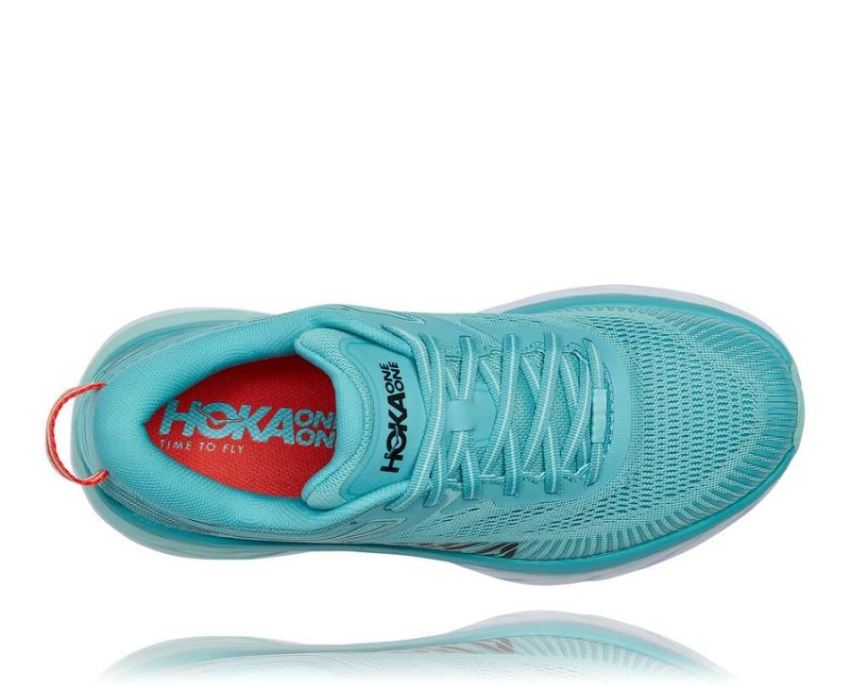 HOKA ONE ONE Bondi 7 for Men Aquarelle / Eggshell Blue