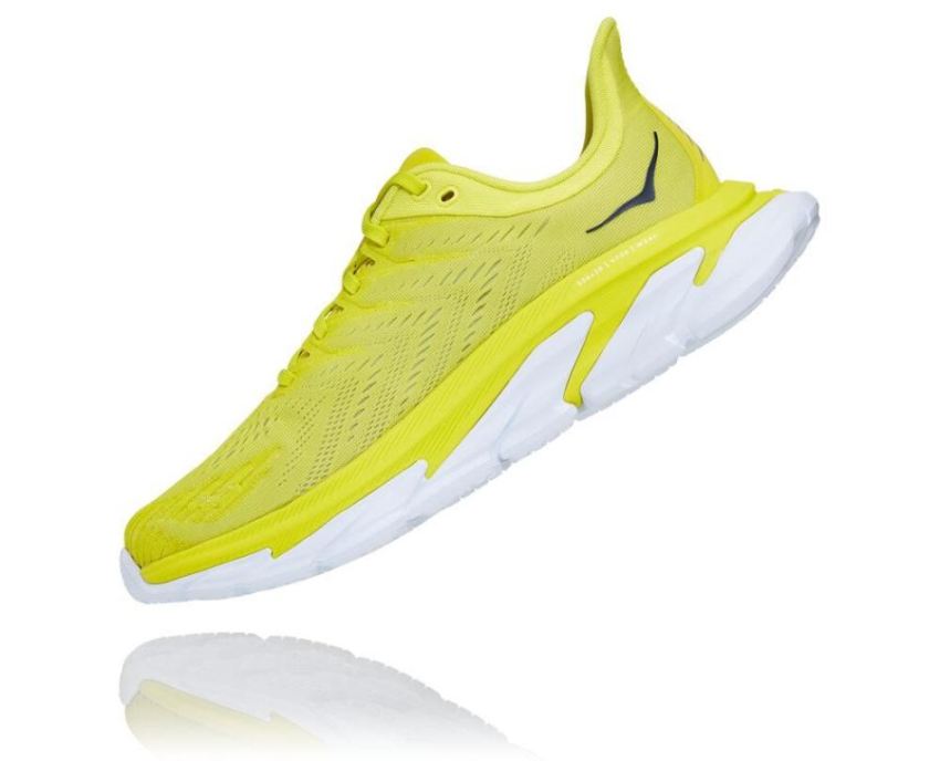 HOKA ONE ONE Clifton Edge for Men Citrus / White