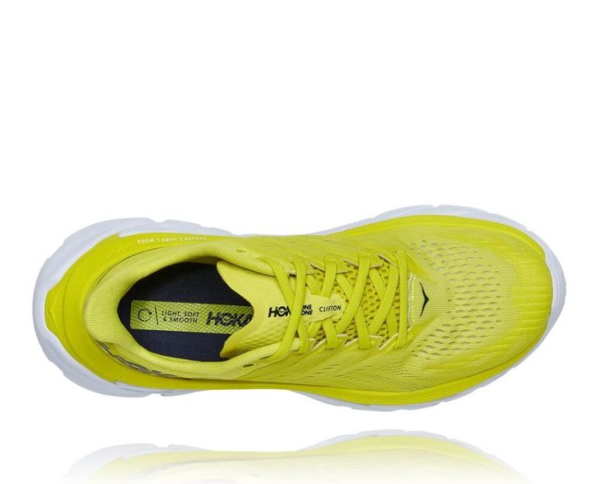 HOKA ONE ONE Clifton Edge for Men Citrus / White